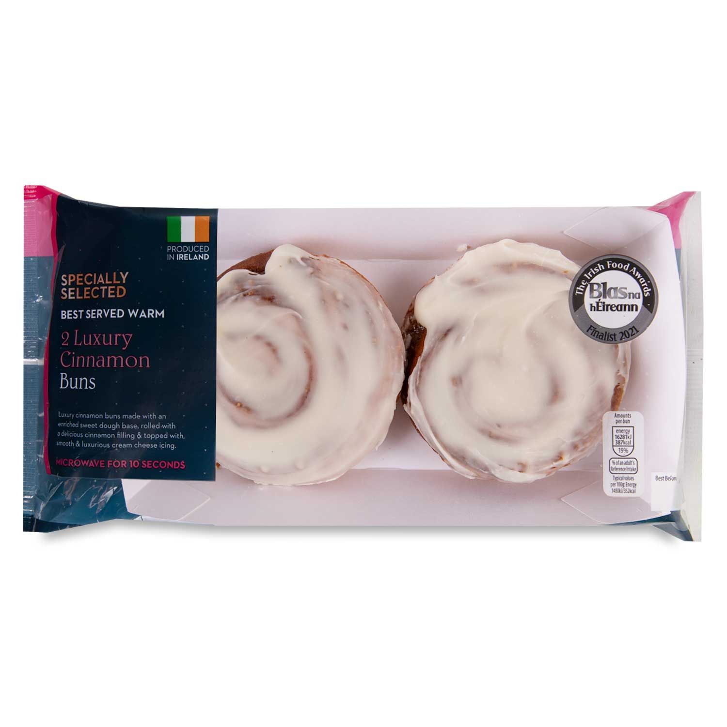 Luxury Cinnamon Buns 220g 2 Pack Specially Selected